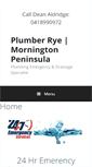 Mobile Screenshot of plumberrye.com